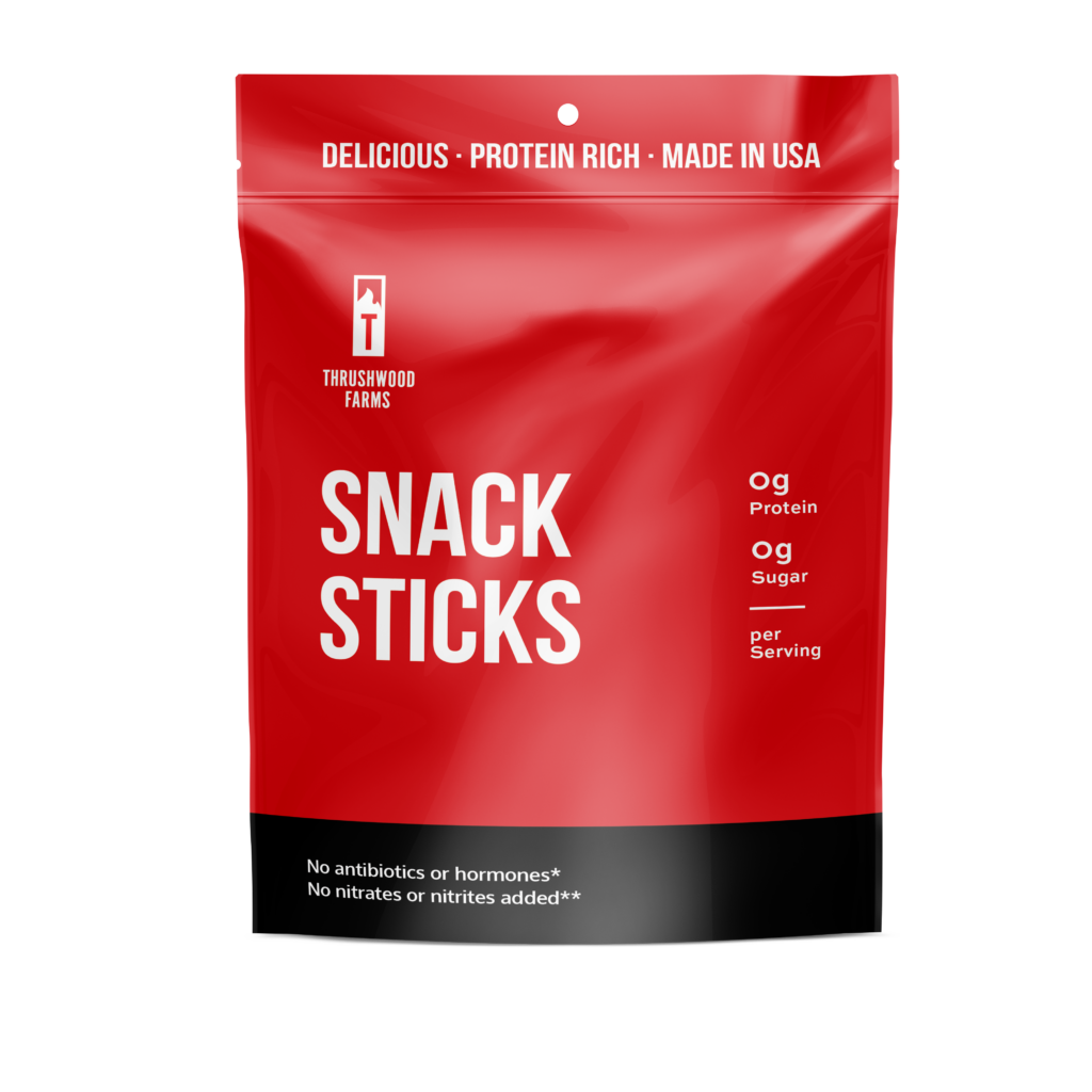 Image of a bag of snack stick bites. Bag size can range between 2 ounces and 18 ounces. 
